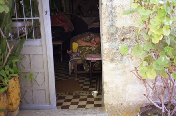 A woman sleeping, Rhodes 1988